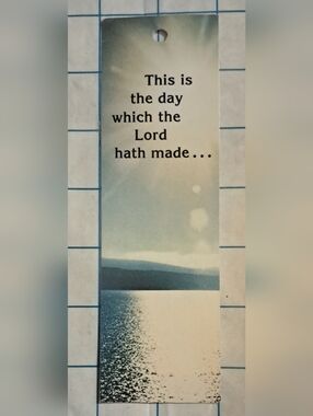GIFTED...FREE with PURCHASE BOOKMARK